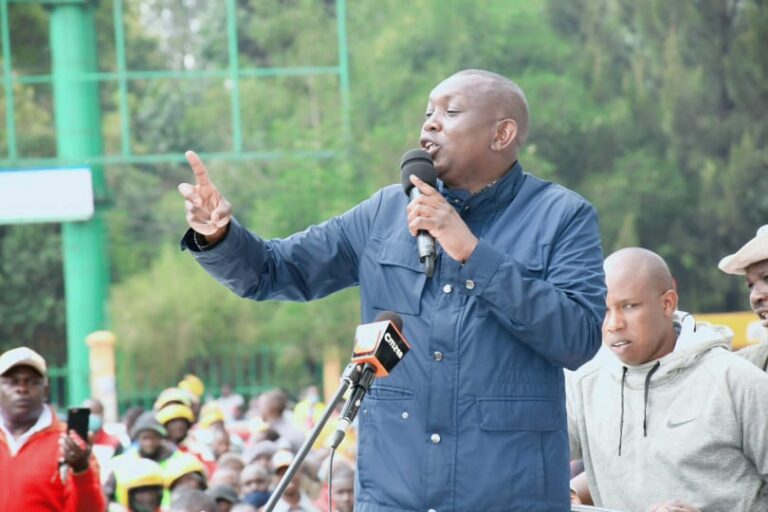 MP Oscar Sudi Leads Demonstration In Eldoret Defending His Right To Speak Against The Government