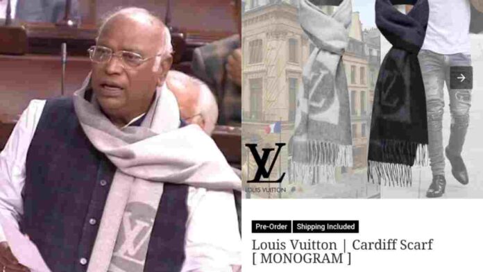 Kharge Congress LV Scarf