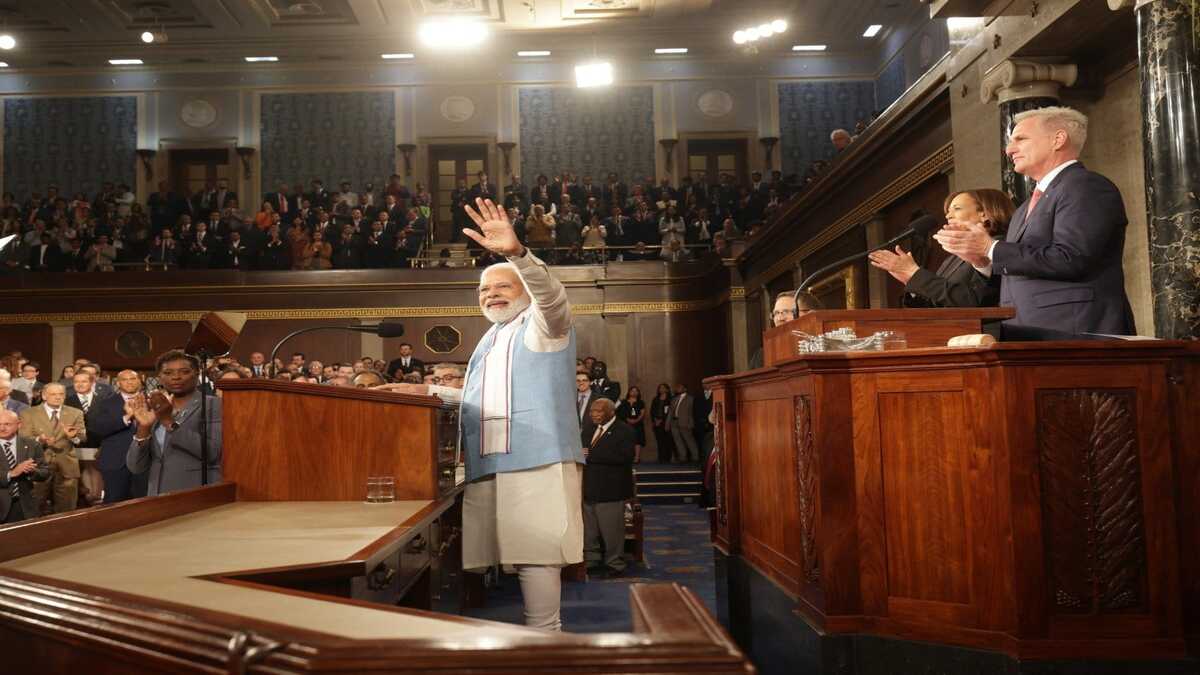 PM Narendra Modi Delivers Inspiring Address to US Congress ...