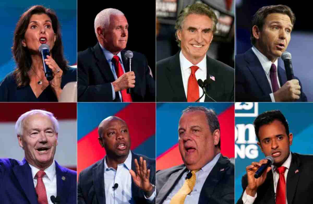 Republican Contenders Clash in 2024 First Debate as Trump Remains