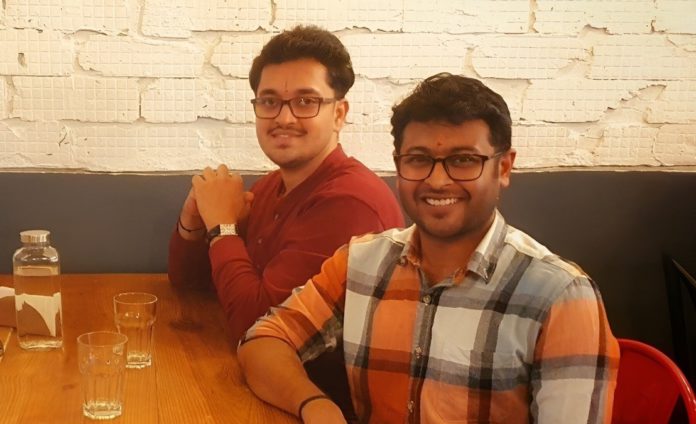 Vitra.ai's Founders Akash Nidhi P S and Satvik Jagannath